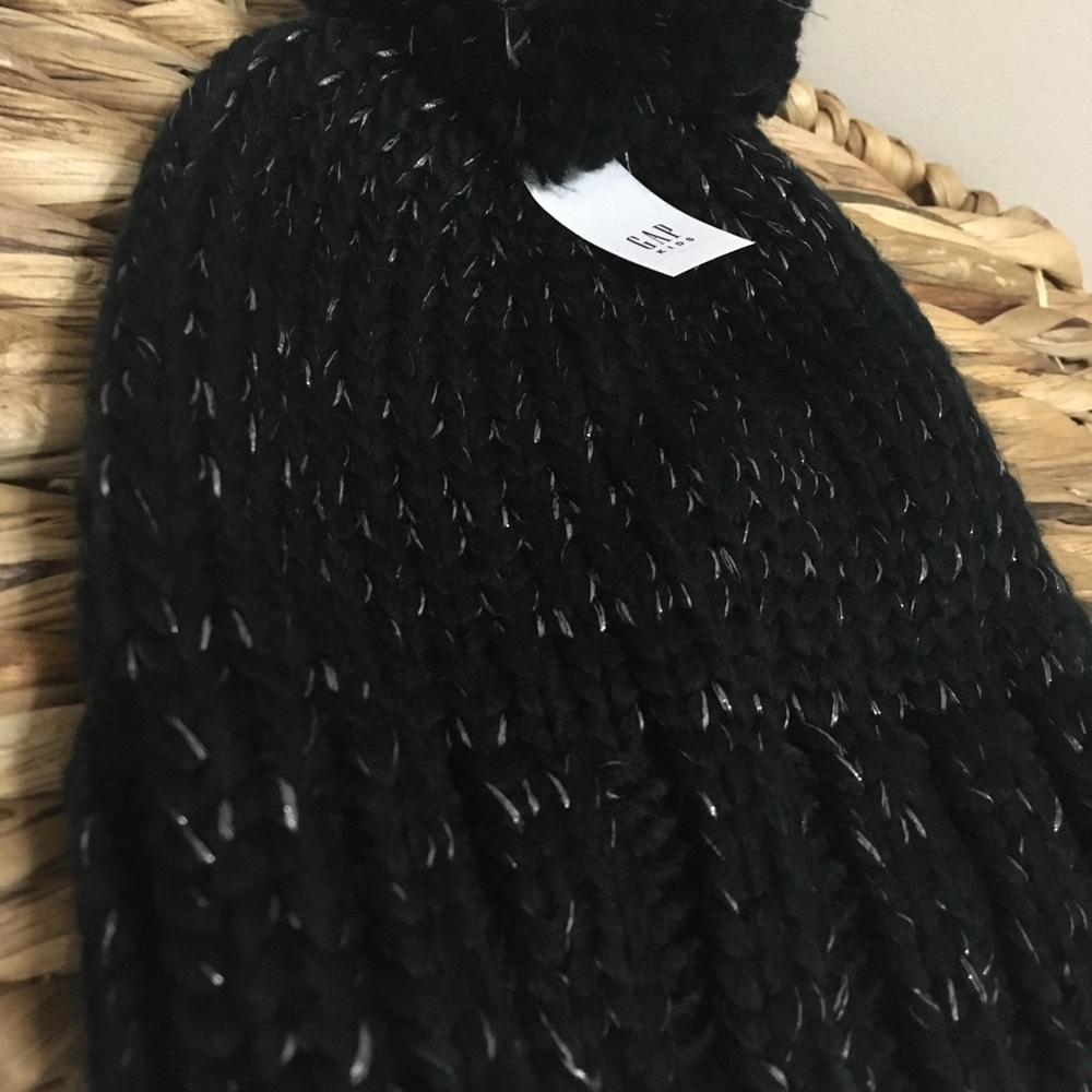🆕 Knitted Gap Kids One Size Beanie Hat with Ball! 💥 - Picture 3 of 6